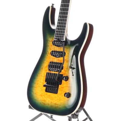 Jackson Pro Plus Series Soloist SLA3Q, Amber Blue Burst, Plays Great (A11) (04963) image 4