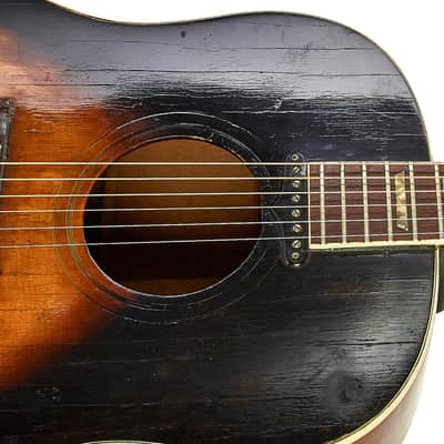 Gibson J-160e Sunburst (Pre-Owned, 1968, VG-) image 4