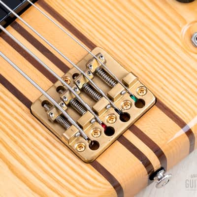 1981 Aria Pro II SB-700 Vintage Neck Through Bass Natural, Japan Matsumoku image 8