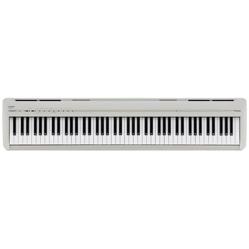 Kawai ES120 88-Key Portable Digital Piano with Speakers, Light Gray image 1