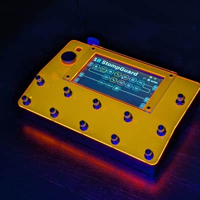 Orange Neon Fluorescent Magnetic Quad Cortex StompGuard Protective Cover image 2