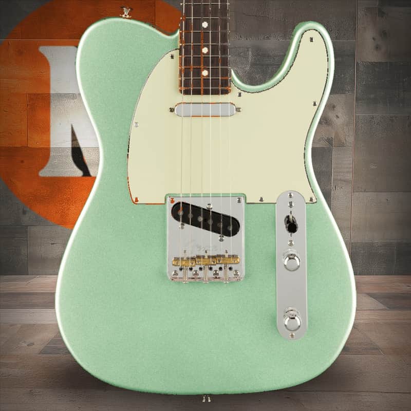 Fender American Professional II Telecaster Rosewood Fingerboard - Mystic Surf Green image 1