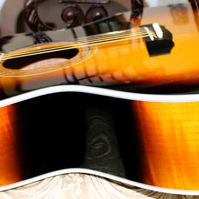 Guild F-55 Maple 2021 Antique Burst ATB USA image 9