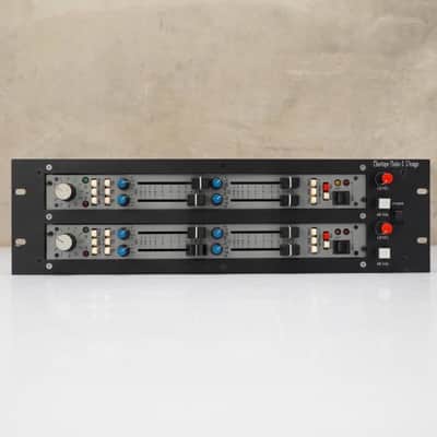 2 Trident A-Range Console Channel Strips In Boutique Audio Powered Rack #55794