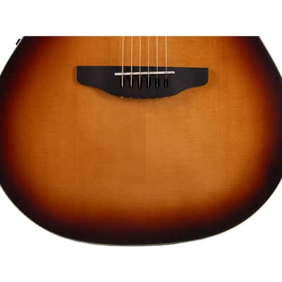 Ovation Celebrity Deluxe CDX40-1-G Cutaway A/E - Vintage Sunburst - Open Box image 9