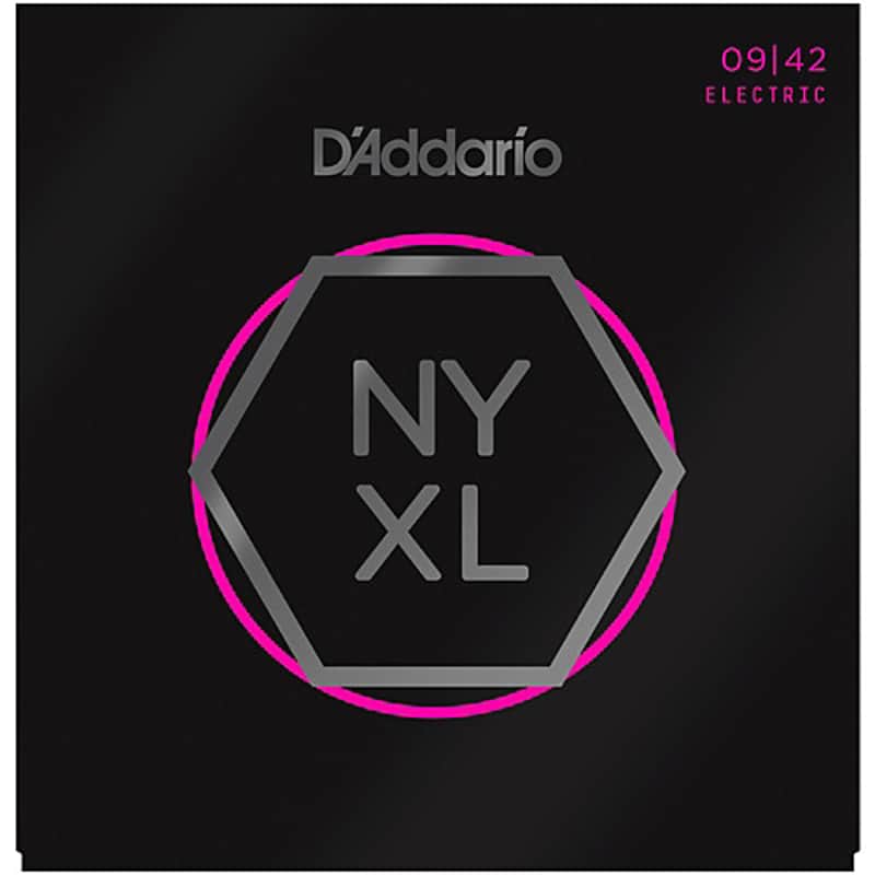 D'Addario NYXL0942 Nickel Wound Electric Guitar Strings, Super Light, 9-42 image 1