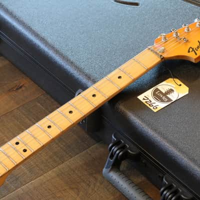 Vintage! 1975 Fender Stratocaster Electric Guitar Natural + Fender Case image 3