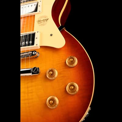 Heritage Custom Shop Core Collection H-150 Dark Cherry Sunburst with Case - Serial # HC1241135 image 8