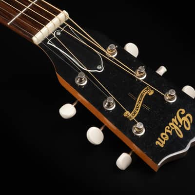 2017 Gibson J-35 Banner Reissue - Antique Natural | USA All Solid Slope Shoulder Dreadnought J-45 Style Acoustic Guitar L.R. Baggs Pickup | CoA OHSC image 9