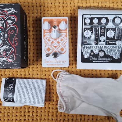 EarthQuaker Devices Spatial Delivery Sample & Hold Envelope Filter V2 - White Sparkle / Orange Print image 1