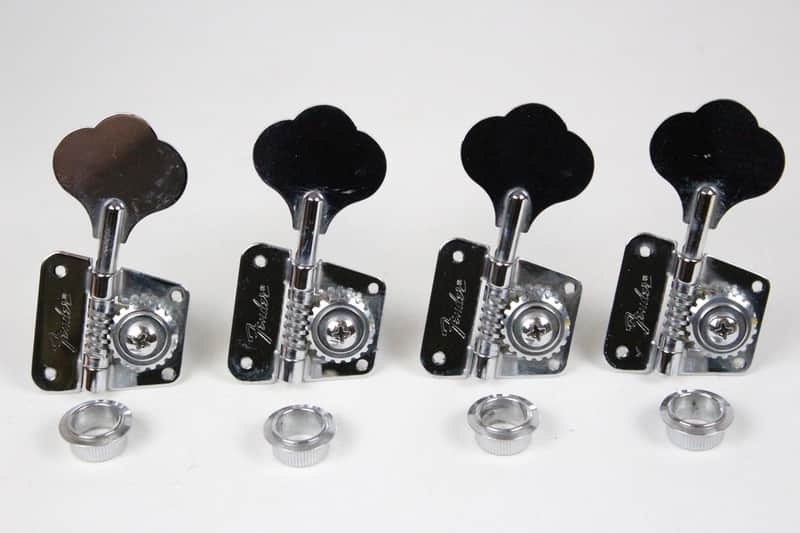 1978 Vintage Fender Precision Jazz Bass CHROME TUNERS with Bushings & Screws 1978 1979 1970's Telecaster image 1