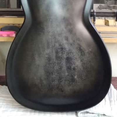 National Reso-Phonic NRP B-Series Black Rust Steel Bodied 14 Fret 2024 Black Rust image 4