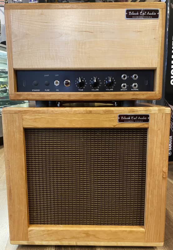 Black Cat Audio DW12 15-Watt Electric Guitar Amplifier Head with 1 x 12" Speaker Cabinet image 1