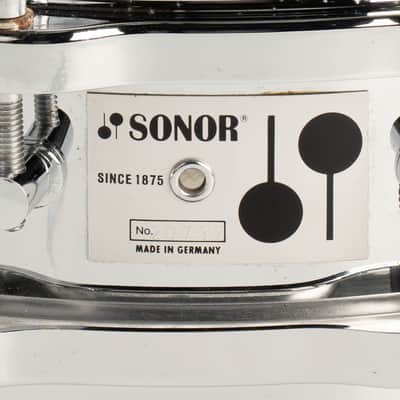 Sonor 1989' D420 Phonic Series Ferromanganese Steel Snare Drum 14"×4" image 2