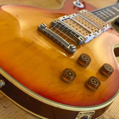 Burny Single Cutaway Custom RLC-75 AF 3 Pickup w/ Original Case 1990's Sunburst Ace Frehley image 4