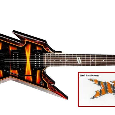 Dean Razorback DB Floyd Bumblebee Firefly 6-String Guitar Package image 3
