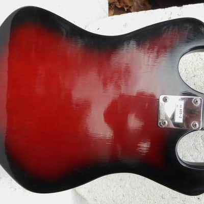 Norma EG 405-2 Guitar, 1960's, Japan, 2 Gold Foil Pu's, Cool Body Shape, Excellent Condition image 10