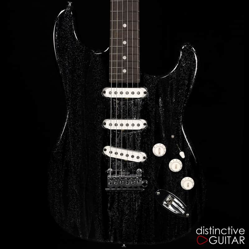Suhr Classic S Custom - Silver Sparkle Drip image 1