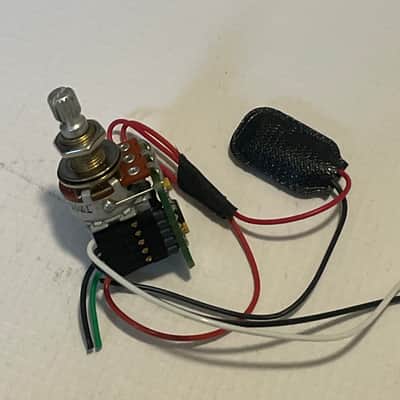2000's EMG Electric Guitar Afterburner Active Boost Preamp Quick Connect Push/Pull Pot & Knob image 2
