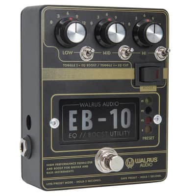 Walrus Audio EB-10 Preamp/EQ/Boost Pedal (Black) image 3