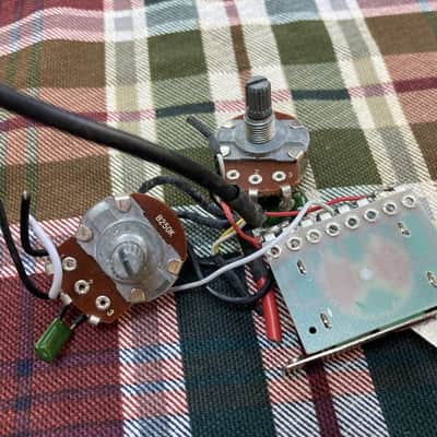 Squier Telecaster Wiring Harness, Full-Size Pots, Switch for Tele Guitars image 1