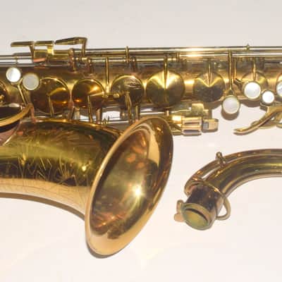 King Zephyr Alto Sax 1937 - Original lacquer-Free USA Ship image 2