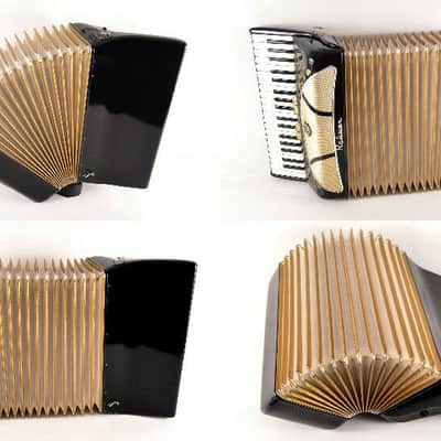 Rare Hohner Lucia III - 96 bass, 8 reg. Top German Piano Accordion+Original Hard Case~MUSETTE SWITCH image 11