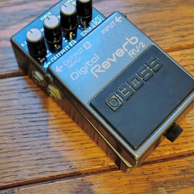 Boss RV-2 Digital Reverb (Dark Gray Label) 1987 - 1989 - Gray image 2
