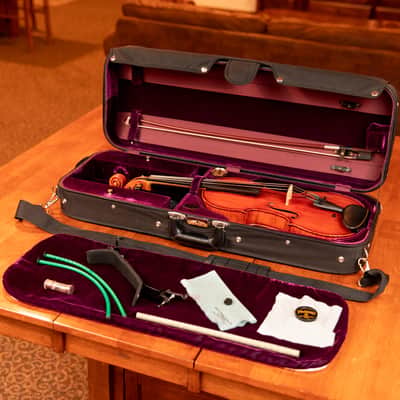 Beautiful 1924 Handcrafted 16" Viola by Jacob Lundh + Bow (with Appraisals) image 19