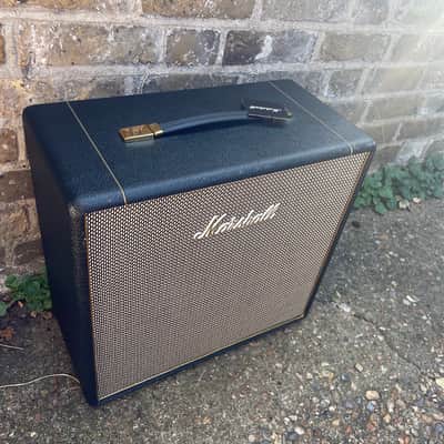 Vintage style Marshall 1x12 basketweave speaker cab and cover fitted w 1979 Celestion G12 100 new image 2