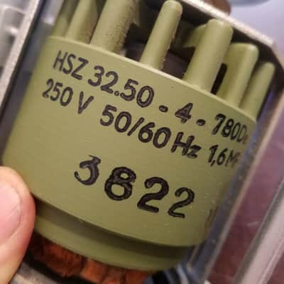 Tandberg 64X Papst Synchronous Motor and Jensen paper capacitor  HSZ 32.50-4-780De 1964-1966 - Green image 4
