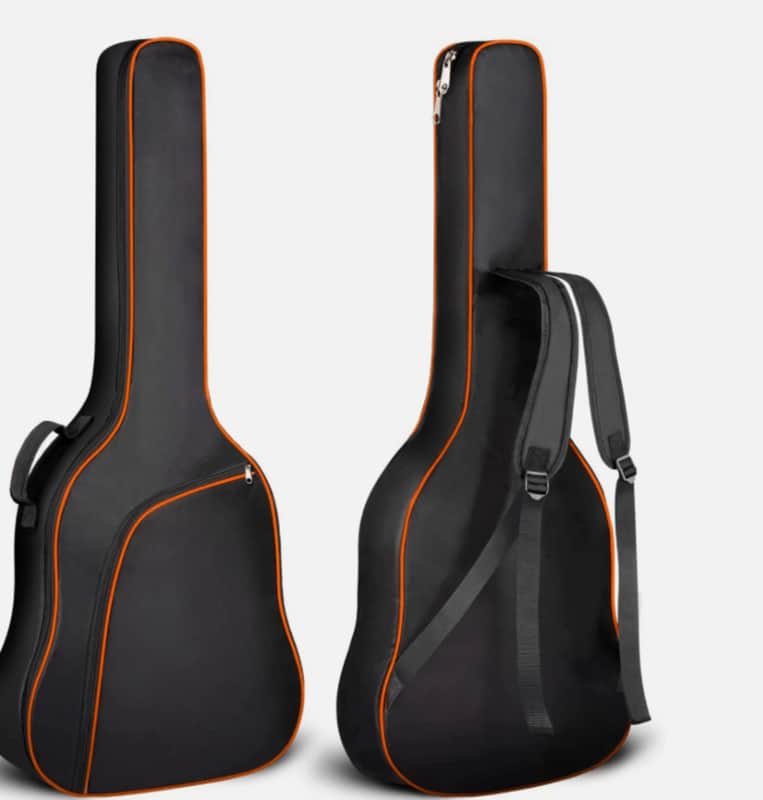 41" Acoustic Guitar Gig Bag – 5mm Thick Heavy Duty Soft Padded Guitar Case image 1