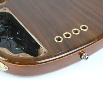 RARE 2001 Fender American Deluxe Zone Bass Walnut Exotic Wood BODY USA Premium Bass image 15