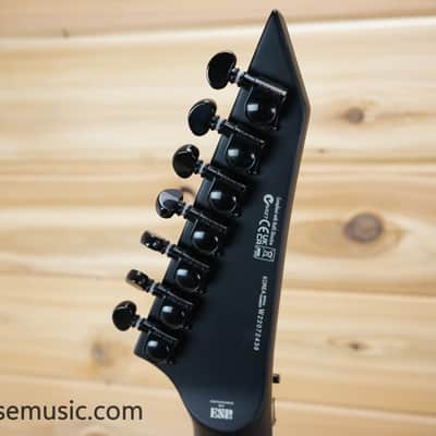 ESP LTD M-1007 Baritone - Charcoal Burst Satin image 14