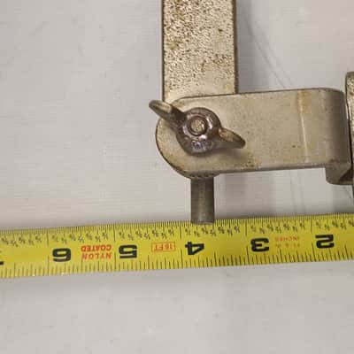 Vintage Leedy "Z" Cymbal Arm & Drum Hoop Mount W/Clamp Nickel 1930's image 12