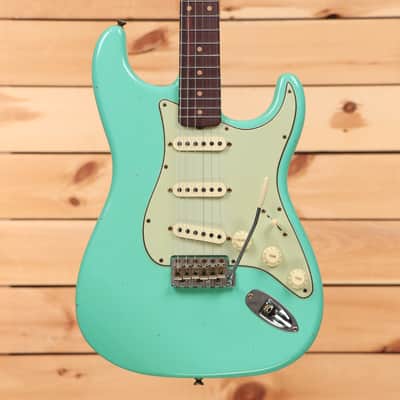 Fender Custom Shop 1959 Stratocaster Journeyman Relic - Super Faded Aged Sea Foam Green - CZ582131 - PLEK'd image 2