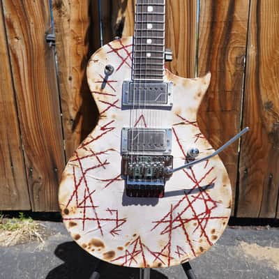 ESP E-II RZK-II EC Distressed & Burnt 6-String Electric Guitar w/ Case image 6