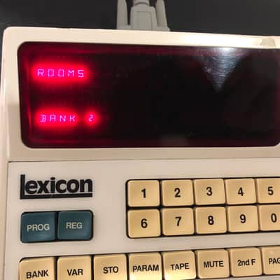 Lexicon 224XL Digital Reverberator with LARC Remote 1980s - Black / White Remote image 9