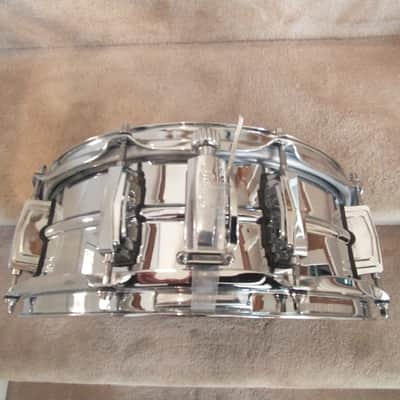 Ludwig LM 400 Supraphonic snare drum, blue/olive badge - mint open box! image 2