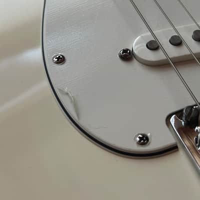 Fender American Standard Stratocaster with Maple Fretboard 2008 Olympic White image 6
