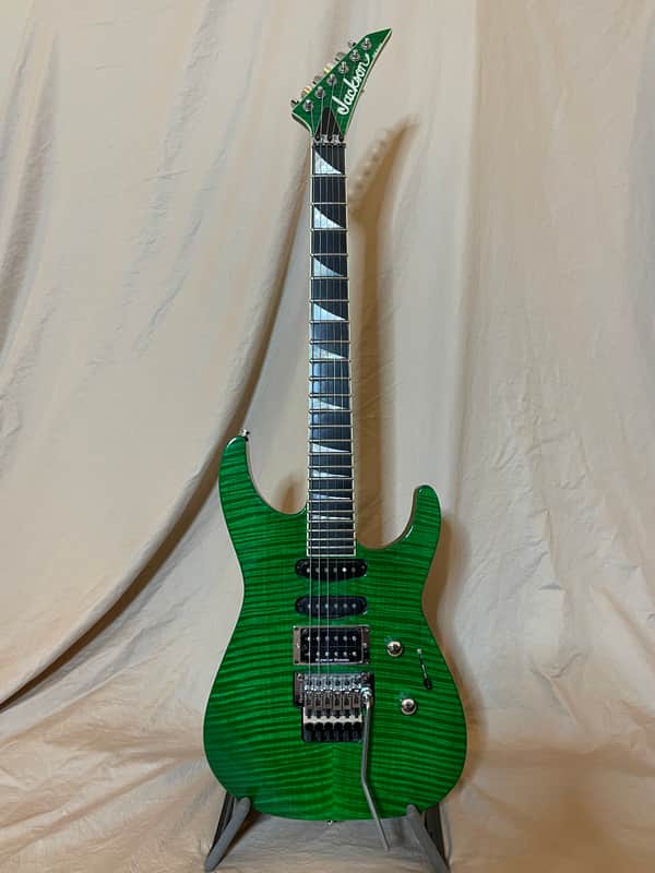 Jackson USA SL1 Soloist 1999 Transparent Green image 1