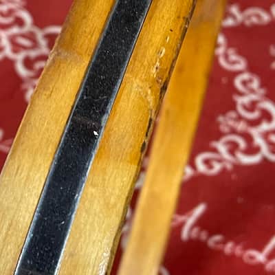 Slingerland Vintage 22 inch Bass Drum Hoop wood w chrome inlay image 5