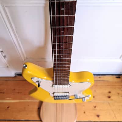 Fernandes JG-45 Jag/Jazz Style Guitar - 1999 Canary Yellow Offset