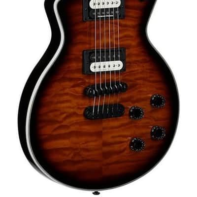 Dean Cadillac Select Quilt Top Electric Guitar â€“ Trans Brazilia Finish, Mahogany Body & Set Neck, Seymour Duncan Pickups image 5