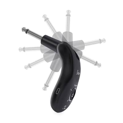 Rowin WS-30 Wireless Guitar System 2.4 GHz Rechargeable 4 Channels Wireless Guitar Transmitter Receiver for Electric Guitar Bass Volin image 6