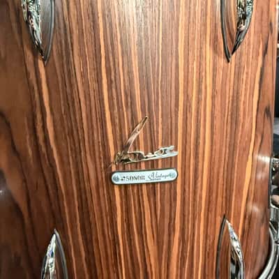 ~WOW!~ SONOR Vintage Series 3-Piece 13/16/22 Drum Kit Set in Rosewood Semi-Gloss Veneer w/ Single-Tom Holder image 9