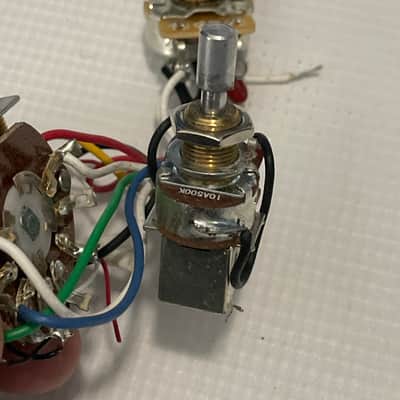 2022 Era MIM Charvel San Dimas Pro Mod Guitar Complete Electronics Volume Pot Jack image 8