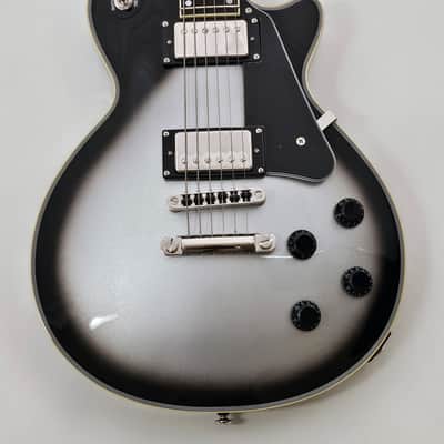 AL-3200MCC -28 Silverburst Bound DOT 28 Baritone Electric Guitar image 2