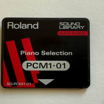 Roland JV & JD Series Waveform Data ROM Card SO-PCM1-01 Piano Selection