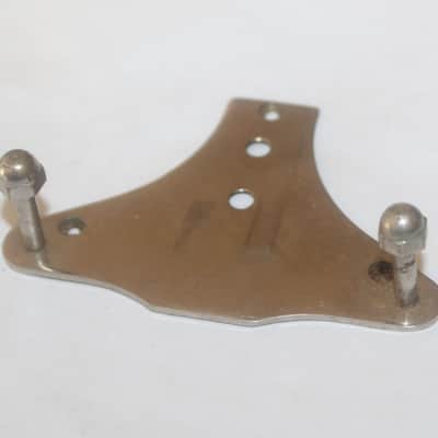 Vintage 1960's Gibson Nickel EB Bass Mute Base Plate 1962 EB-3 EB-2 EB0 image 2